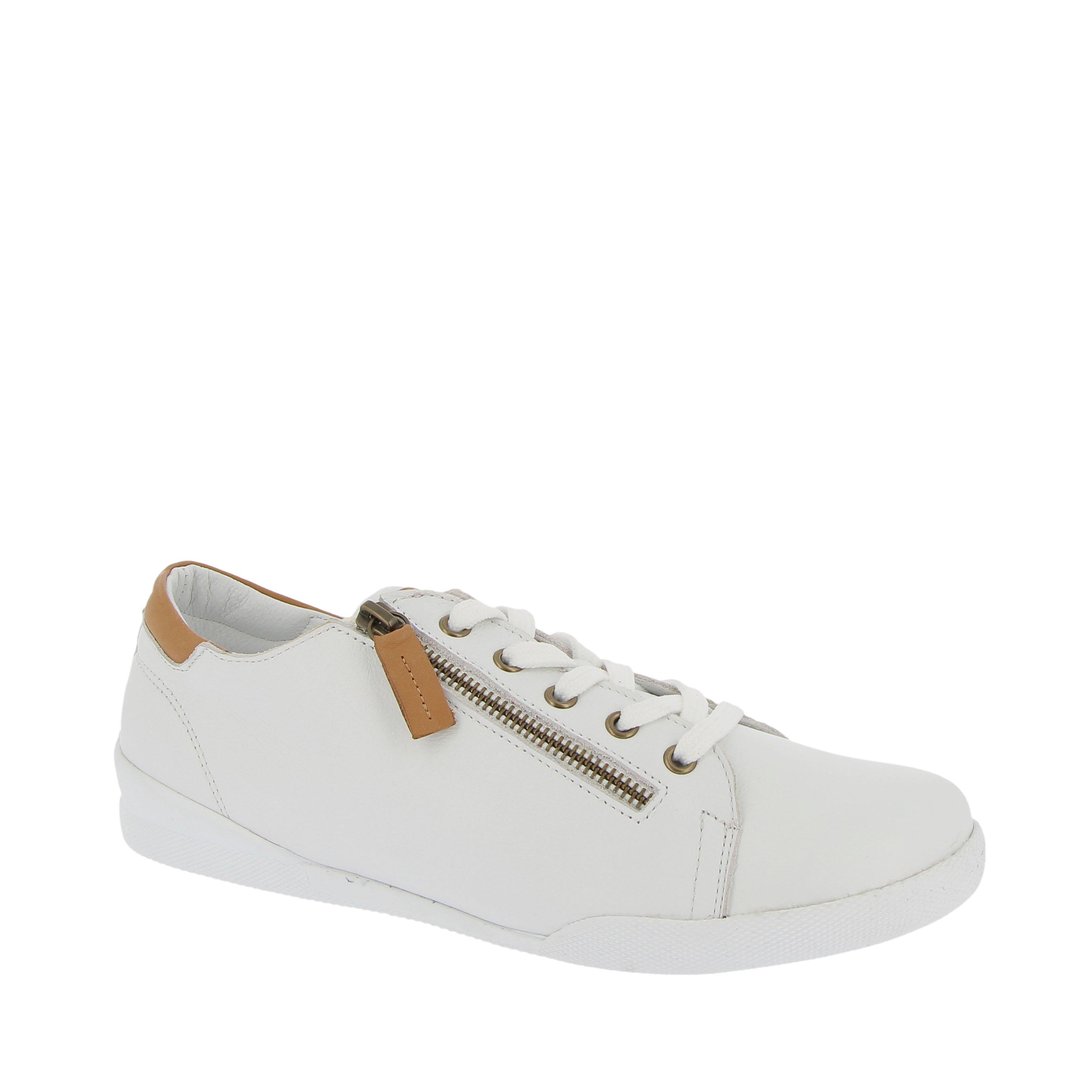 Schnürschuhe mit dekorativem Reißverschluss