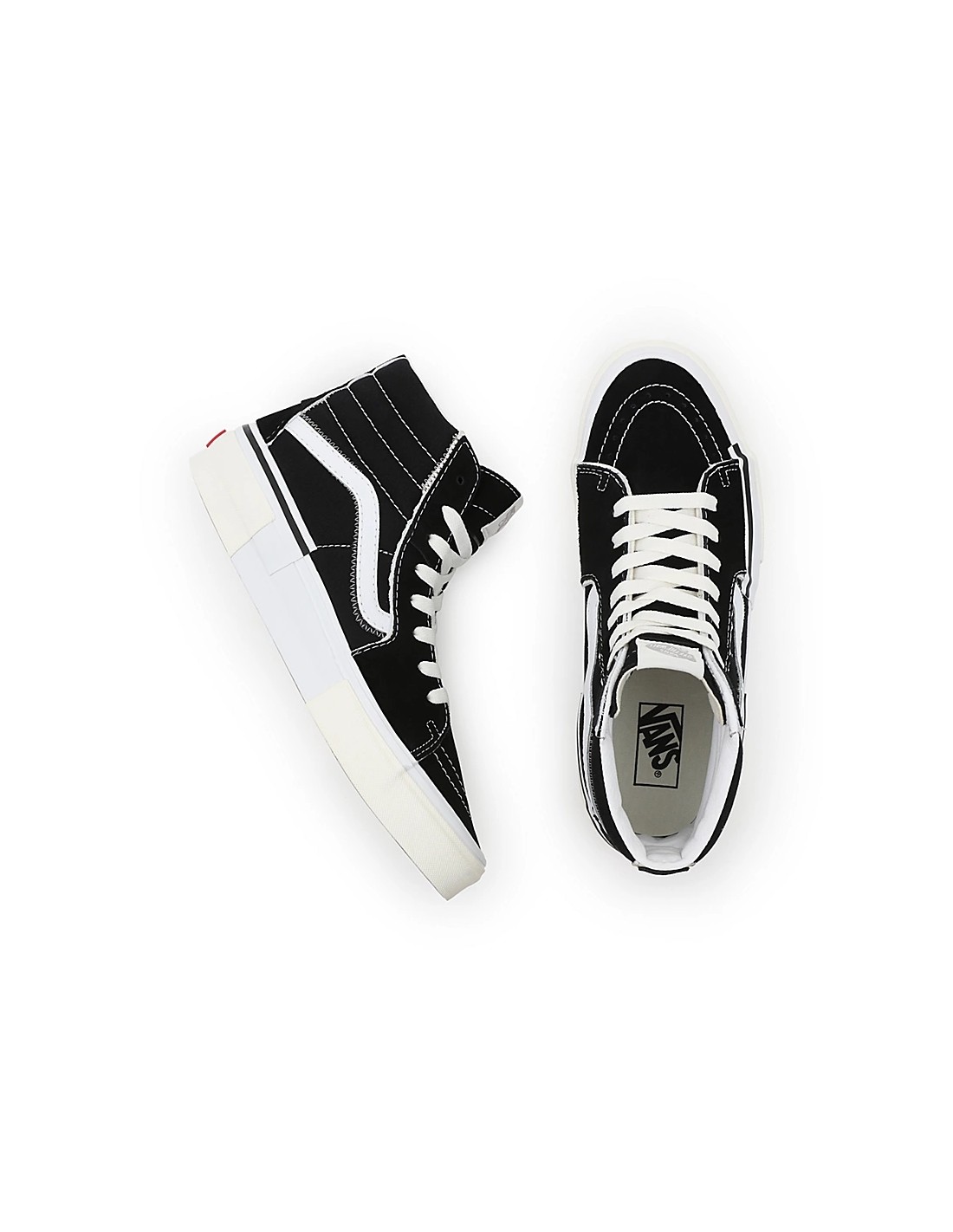 vans Sneakers montantes mixte fua sk8-hi reconstruct dkgr noir