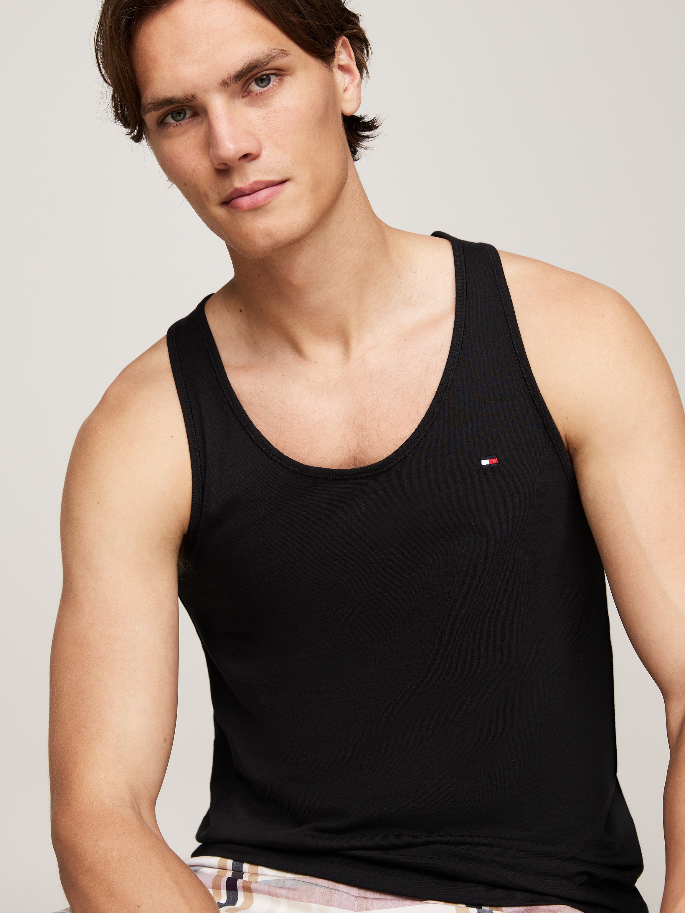 Tommy Hilfiger Underwear Tanktop »3P TANK TOP« Packung, 3er, 3 Stk. tlg. mit Logo-Stickerei