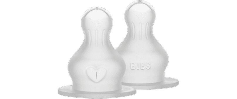 Trinksauger Silicone Fast Flow 2 StückBottle Nipple aus hypoallergenem medizinischem Silikon