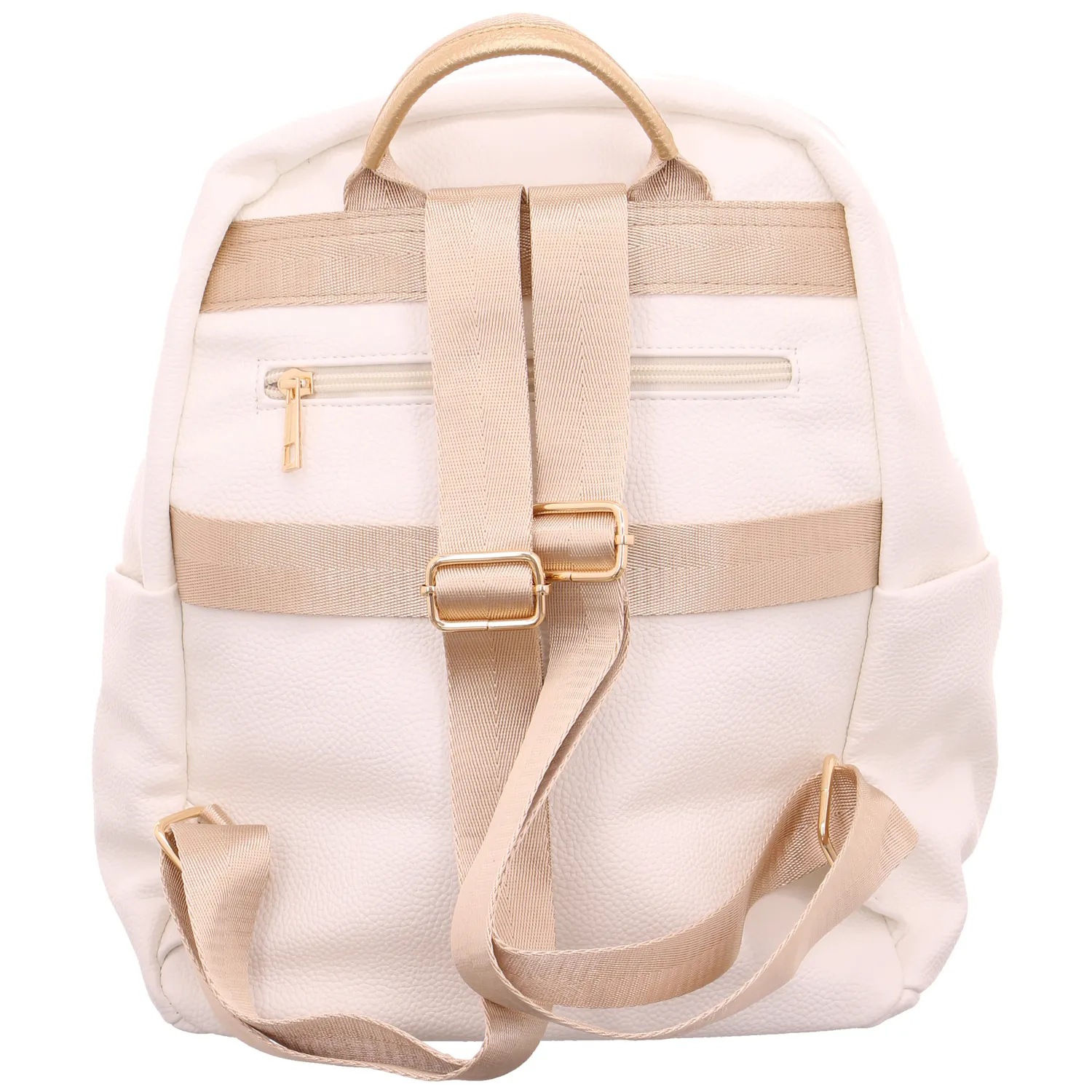 REMONTE Rucksack Weiss Lederimitat  mit Gürteltasche