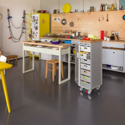 Schublade Atlas, Aluminium