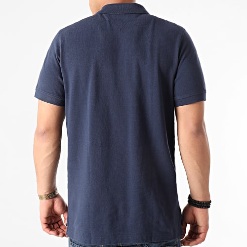 Polo Manches Courtes Tommy Badge 0327 Bleu Marine