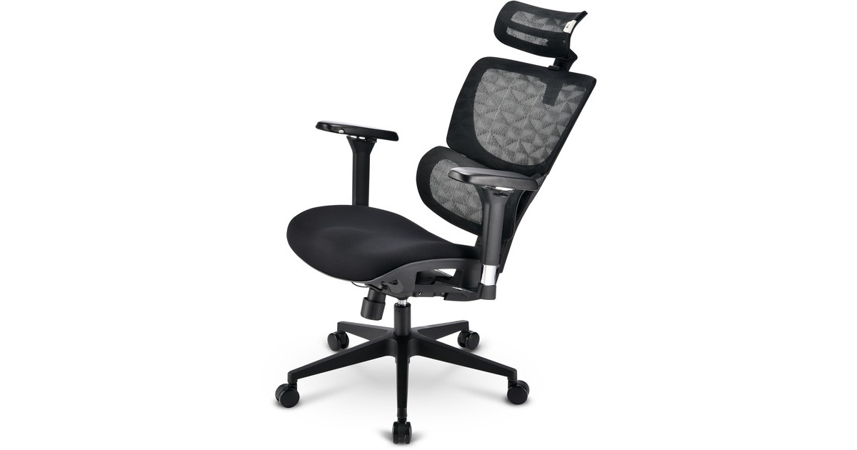 SharkoonOfficePal C40 stoel  (Zwart)