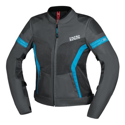 Blouson IXS TRIGONIS-AIR FEMME - Gris / Bleu
