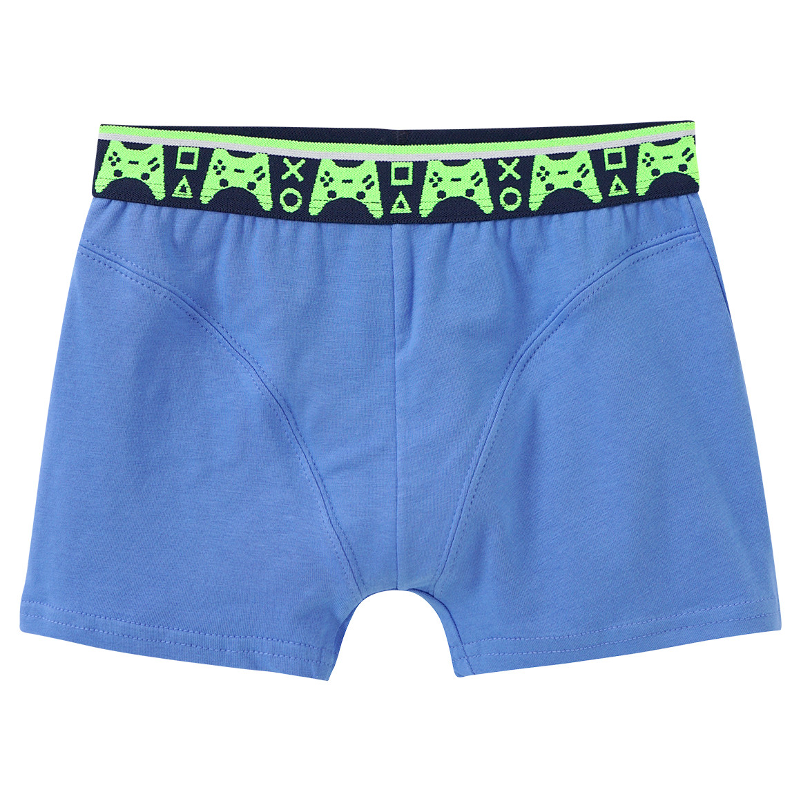 Topolino 3 Jungen Boxer mit Bio-Baumwolle dunkelblau / blau / hellgrau