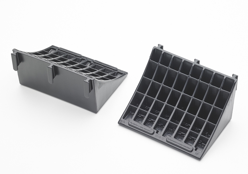 Parkstopper für Maxikeil - Schwarz - 2er Set