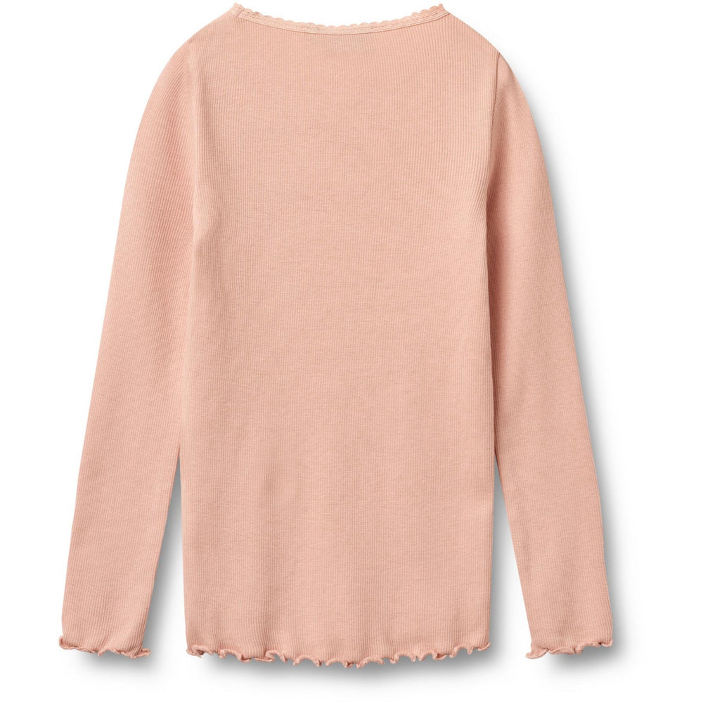 Køb Wheat Rose Cloud Rib Bluse L/S Reese