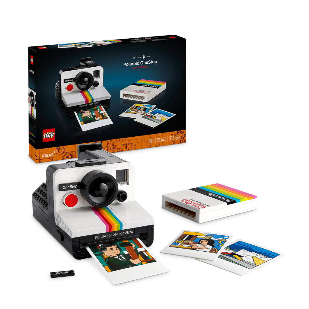 Mooi!Ideas Polaroid OneStep SX-70 camera Vintage Bouwpakket voor Volwassenen 21345