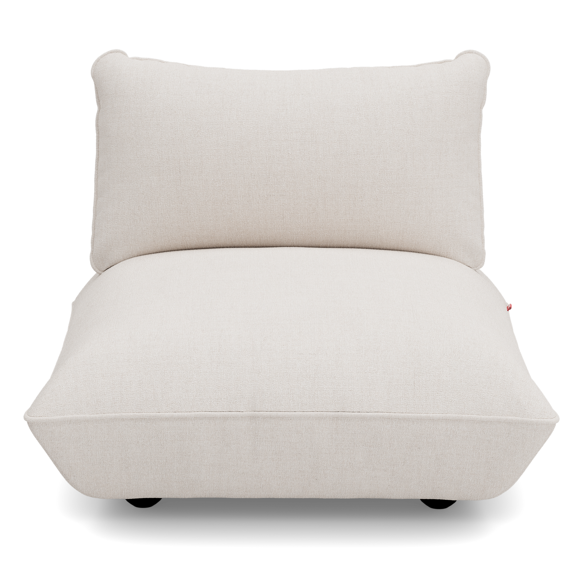 Fauteuil Sumo boucle recycled creme