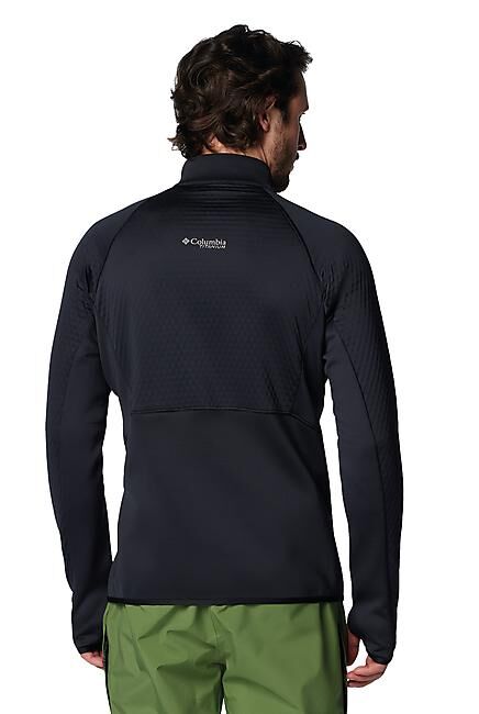 COLUMBIA - POLAIRE CRYSTAL LEAF OMNI HEAT HELIX HALF ZIP