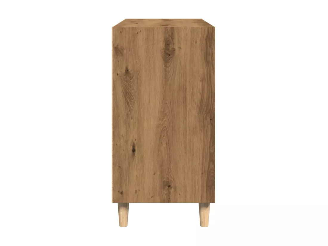 Buffet chêne artisanal 103,5x35x70 cm bois d'ingénierie