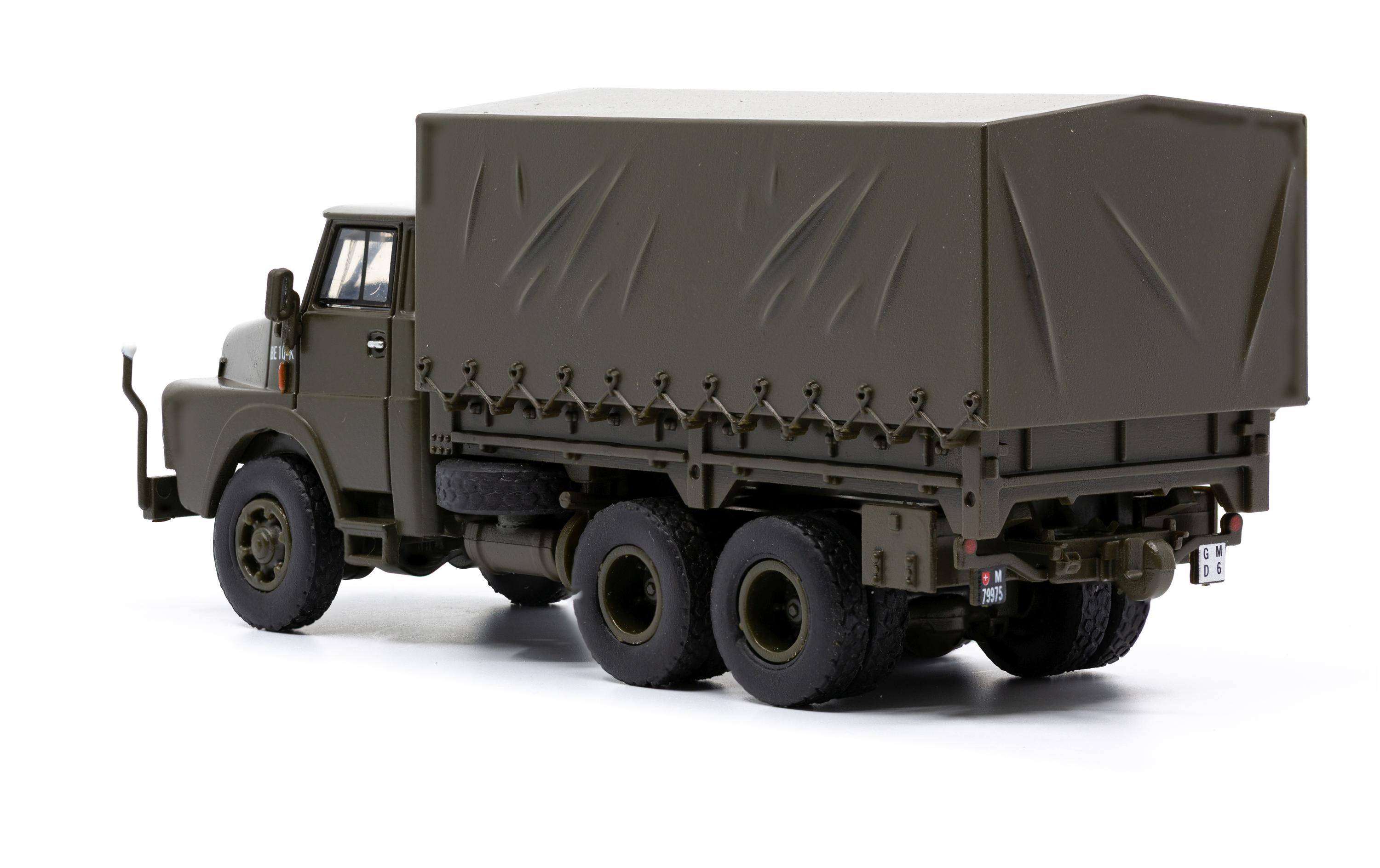 LKW Henschel HS 3-14 6 x 6 Plane geschlossen 1:87H0 Lastwagen Militärmodell