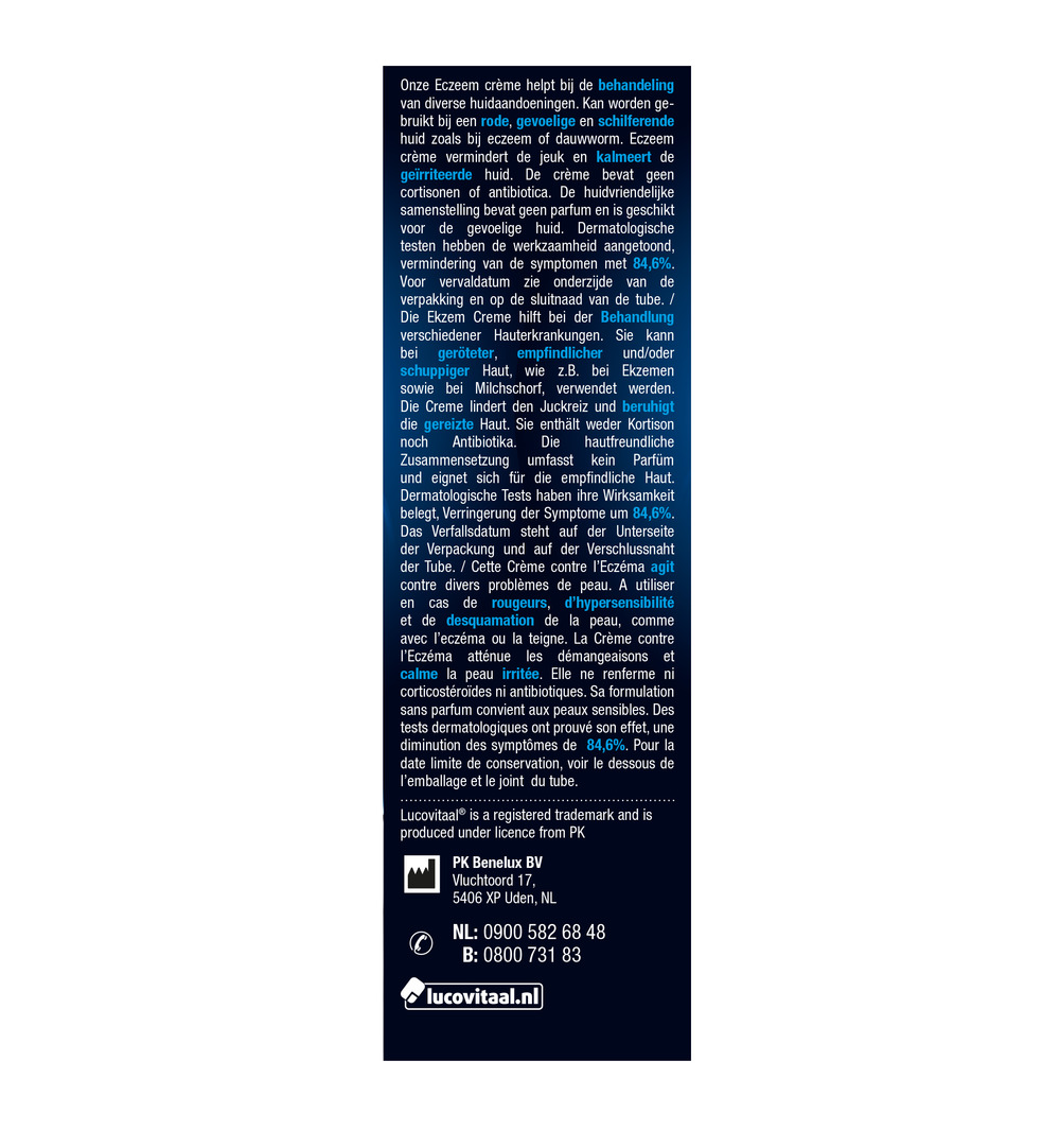 Lucovitaal Eczeem Crème (50 ml)
