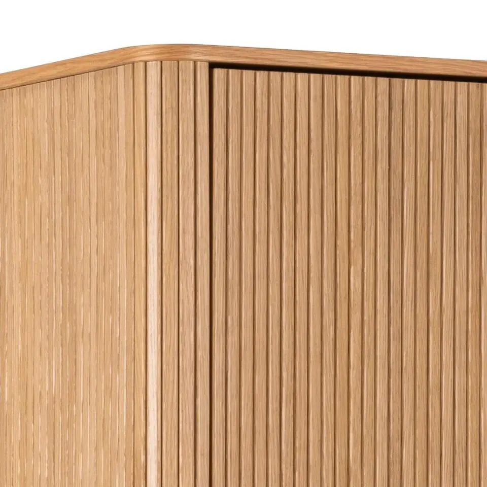 Kledingkast Naturel Eiken Fineer - 100x55x200cm - Rustam