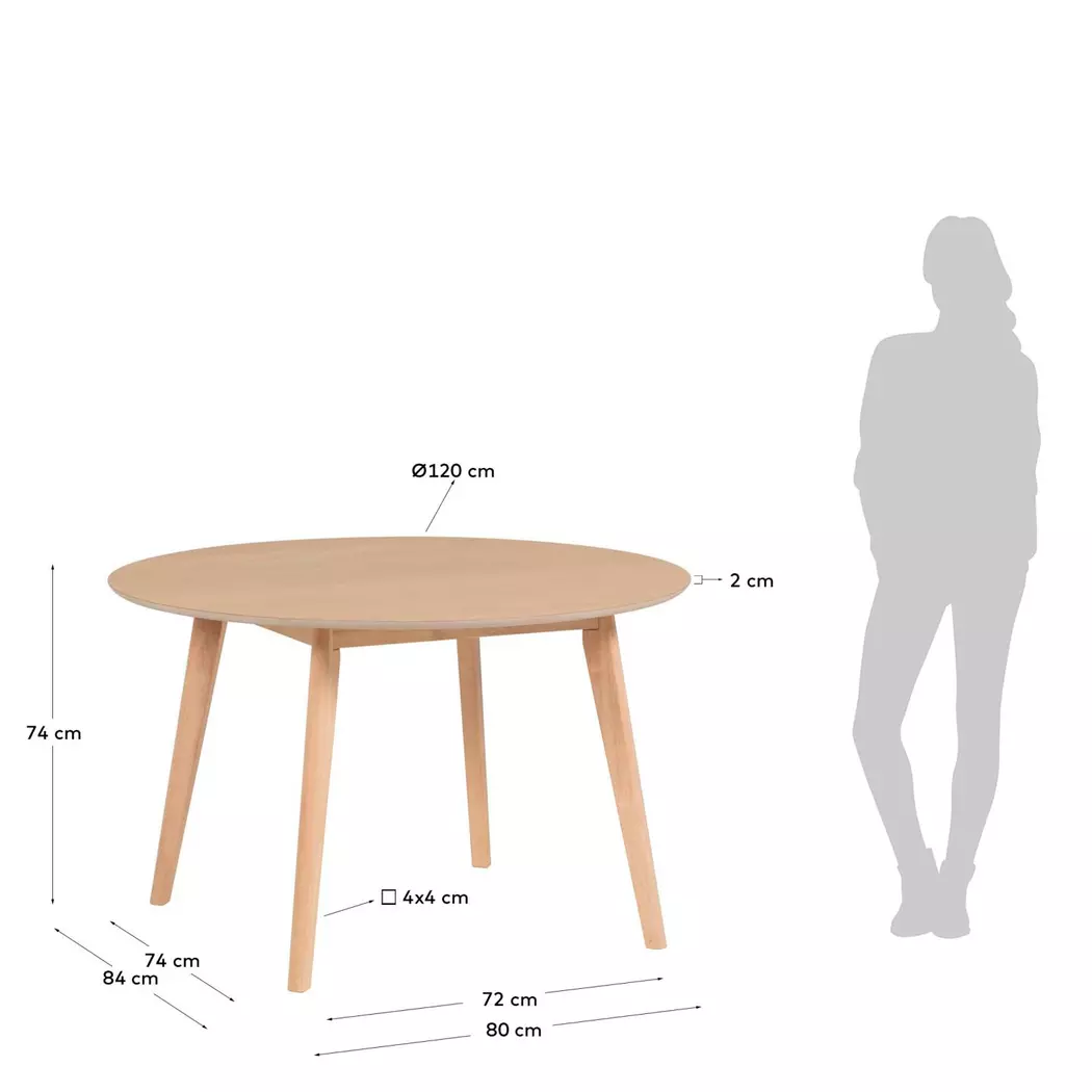 Esstisch Batilde Ø 120 cm