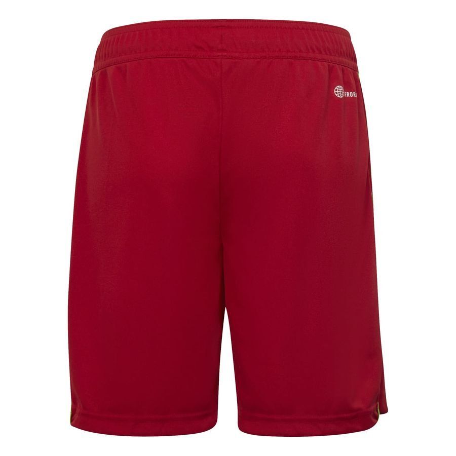 adidas Short d'Entraînement Tiro 23 League - Rouge/Vert Enfant