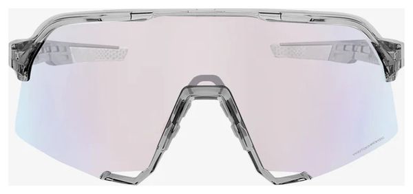 Lunettes 100% S3 Polished Translucent Grey - Rose Gold Mirror Photochromic Lens