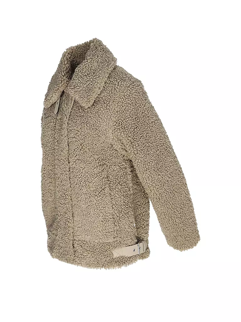 MARC O' POLO DENIM Jacke in Felloptik  braun