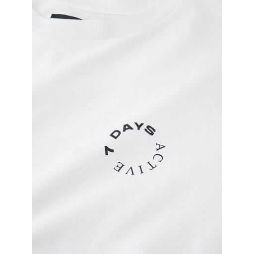 7 DAYS Active Organic Regular T-shirt, Brilliant White, M