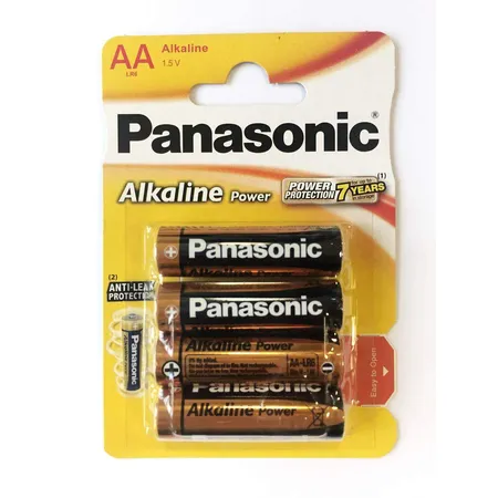 Panasonic Power Alkaline Batterie, LR06 / Mignon / AA, 4-teilig