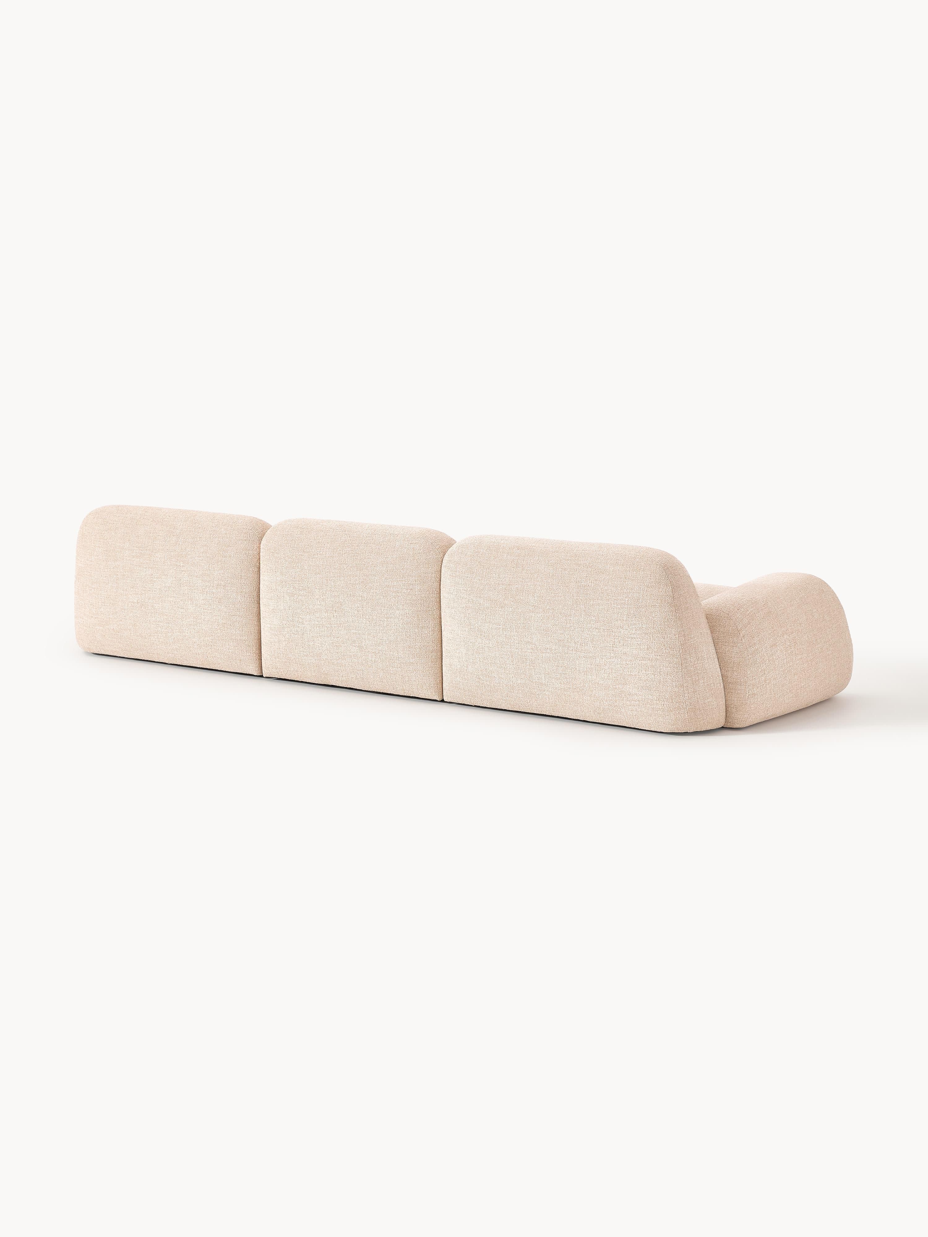 Modulaire bank Wolke (4-zits) van bouclé