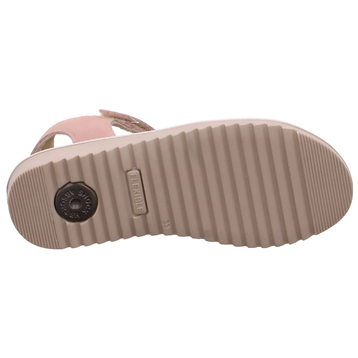 SCHUHENGEL Mädchen-Sandale Rosa Leder  Sommerschuh