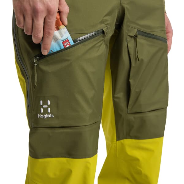 Pantalon ski de randonnée HAGLÖFS VASSI TOURING GORE-TEX PANT OLIVE GREEN/AURORA
