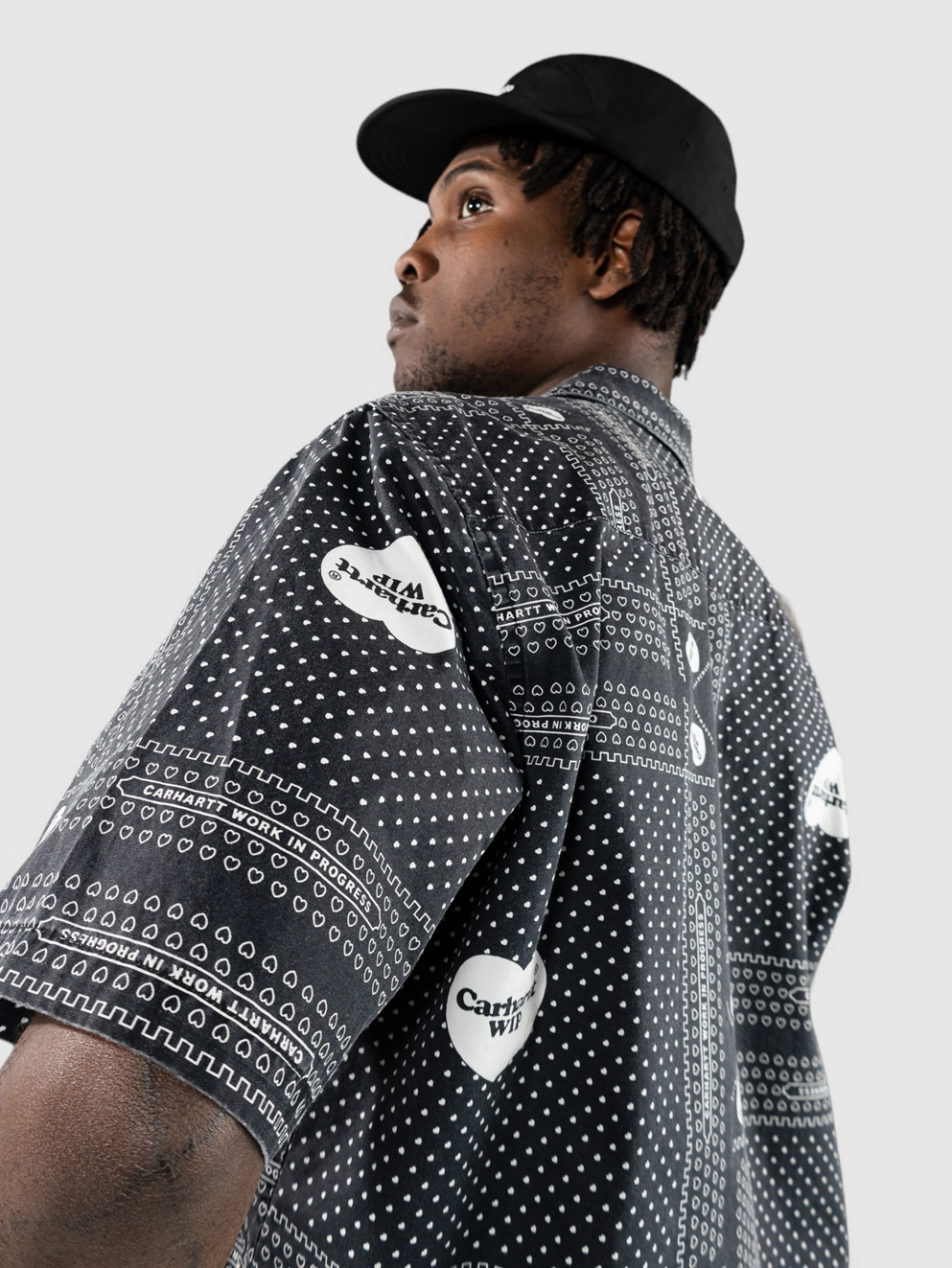 Carhartt WIP Heart Bandana Shirt heart bandana print/bl