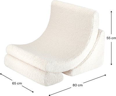 Wigiwama Måne Lenestol, Cream White
