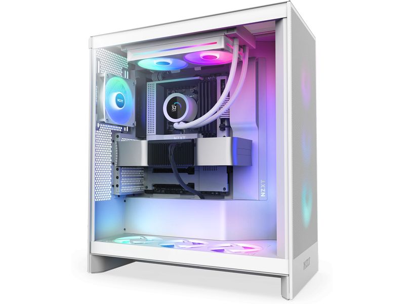 NZXT Wasserkühlung Kraken Plus RGB 240 Weiss 240-mm-RGB-Wasserkühlung mit Beleuchtung