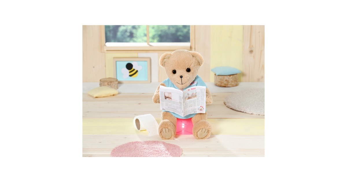 ZAPF CreationBABY born - Beer blauw Pluchenspeelgoed