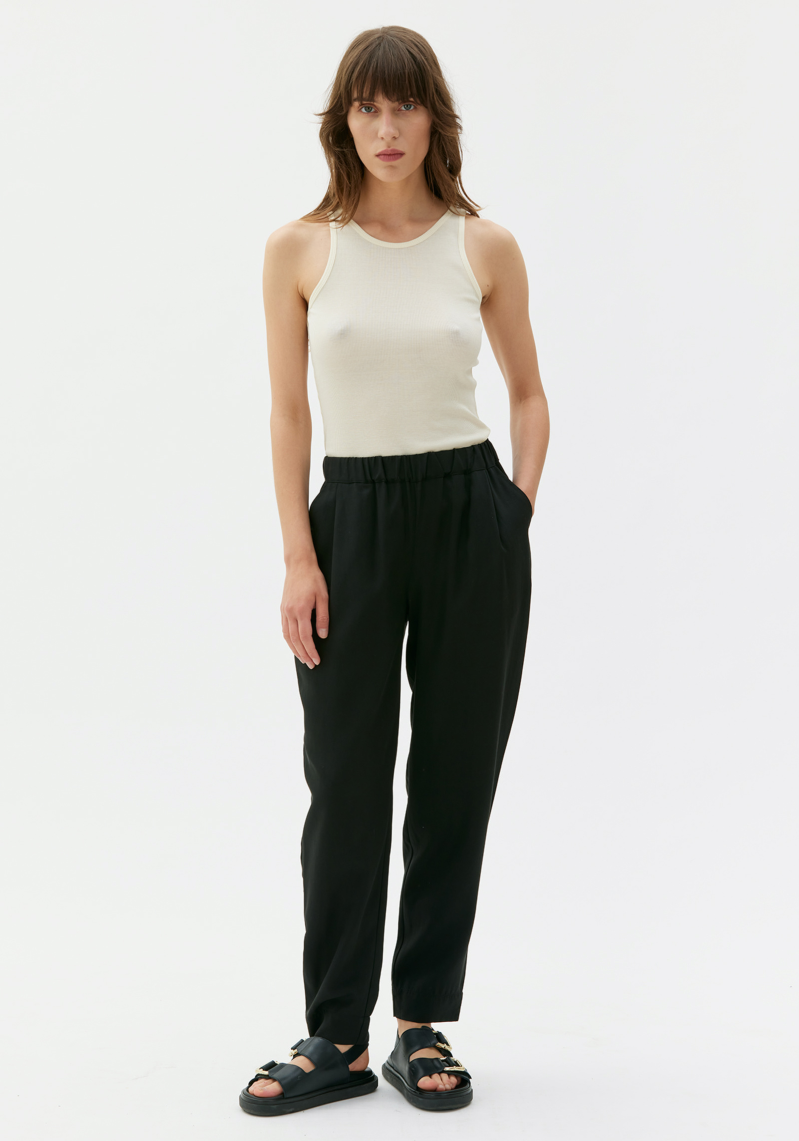 Maska Hose Jira Tencel Trousers Black