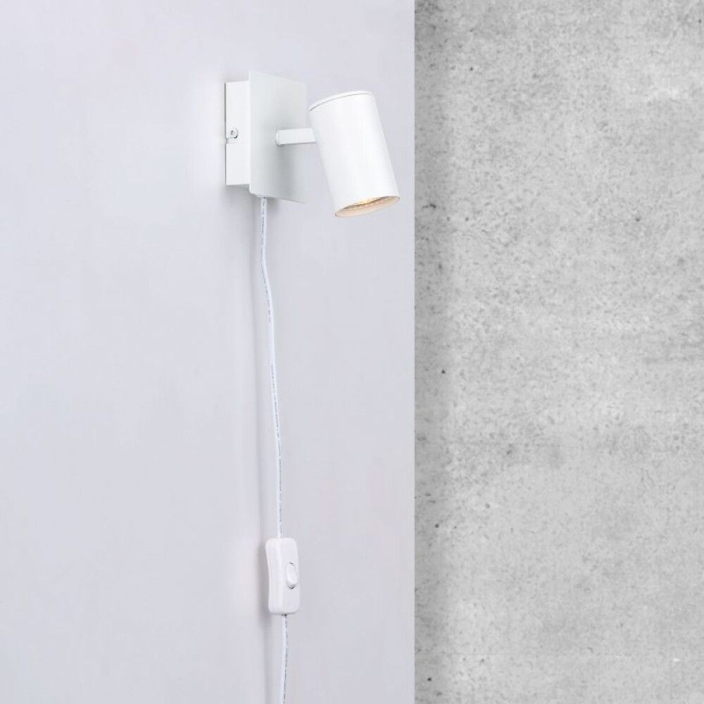 VEGGLAMPE NORDLUX FRIDA HVIT
