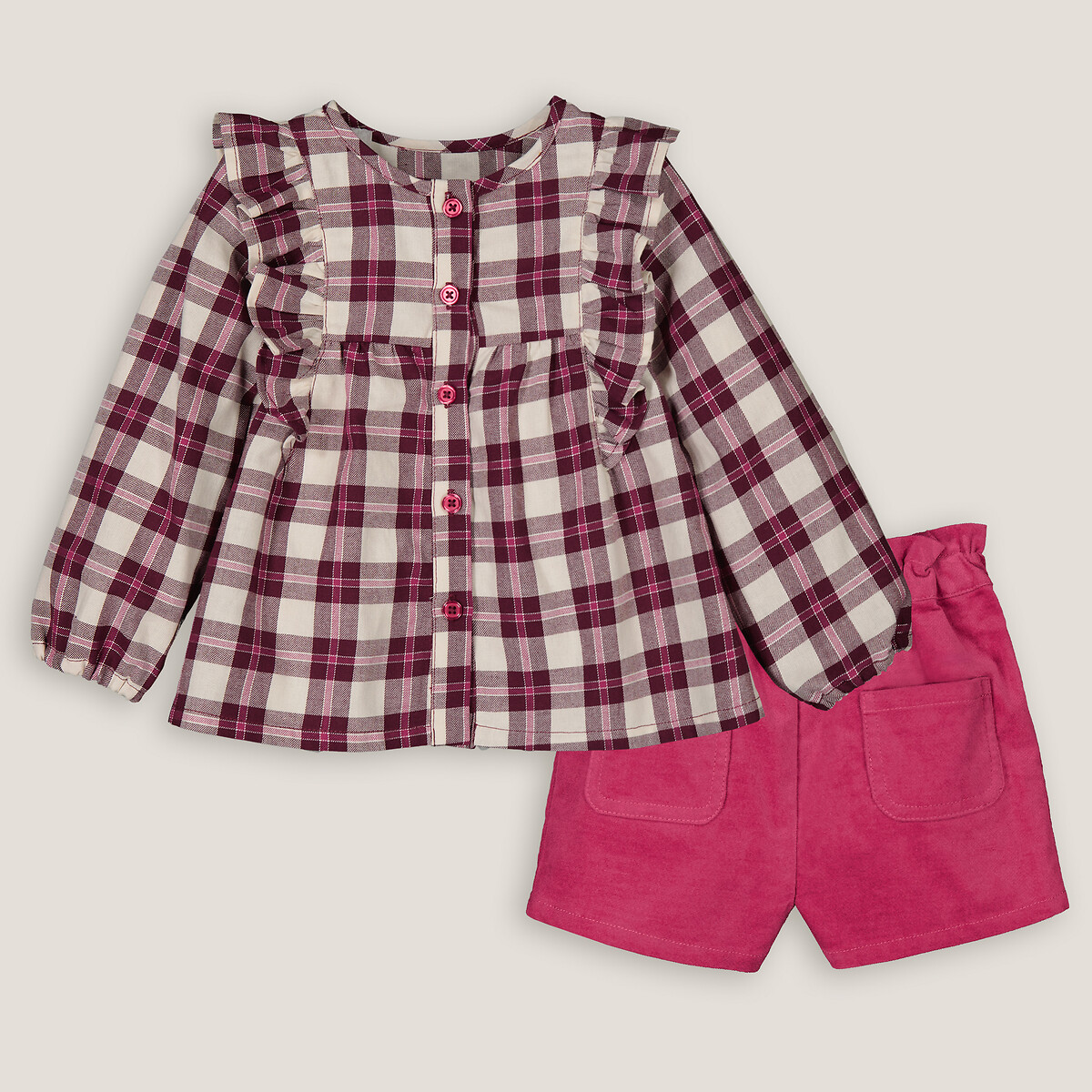 COLEÇÕES LA REDOUTE<br>Conjunto 2-delicioso, blusa e shorts