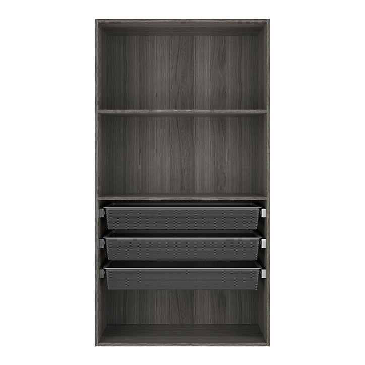 Caisson blanc GoodHome Atomia H. 225 x L. 100 x P. 45 cm