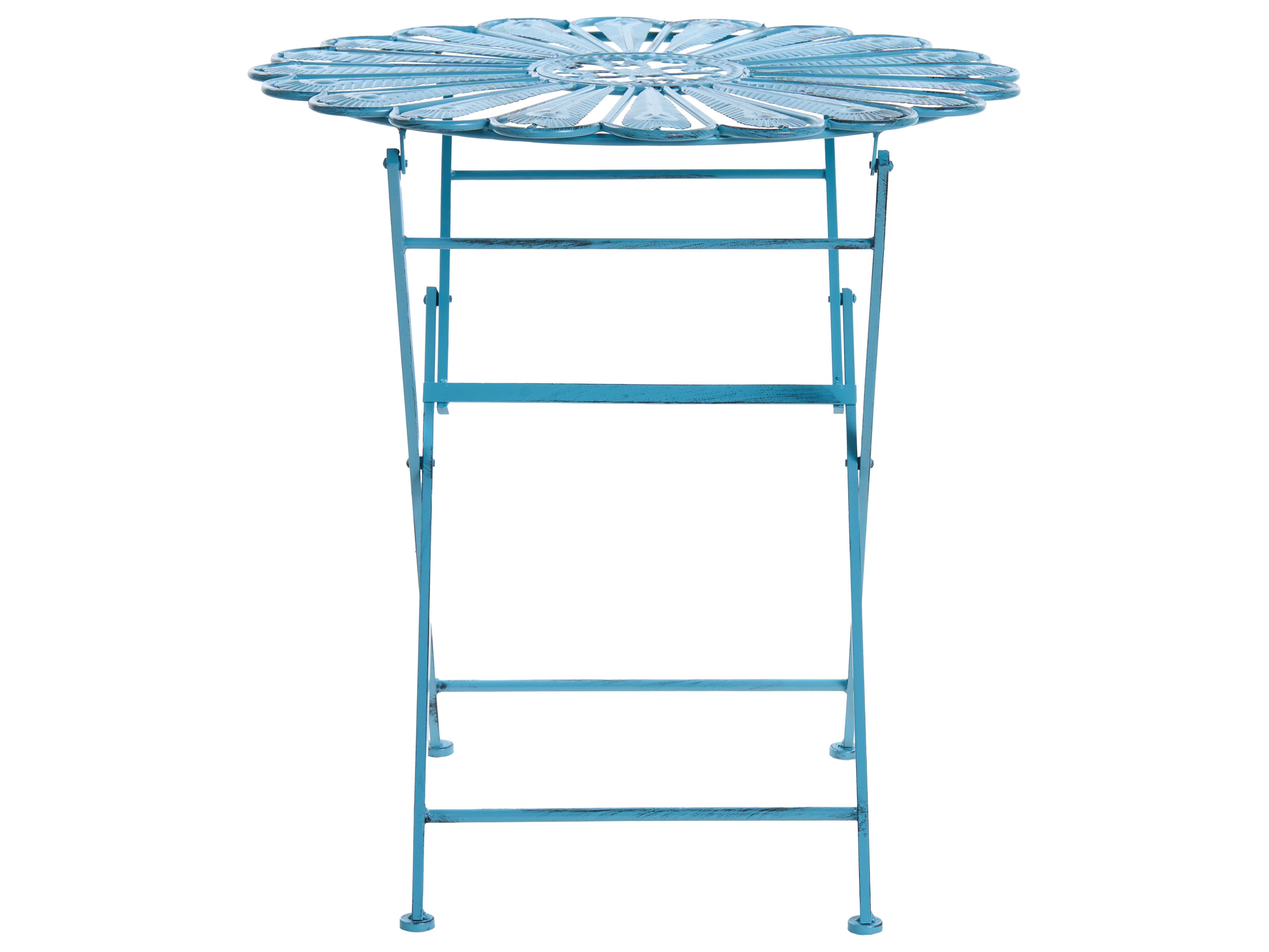 Bistroset inklapbaar PAVIA Metaal Blauw