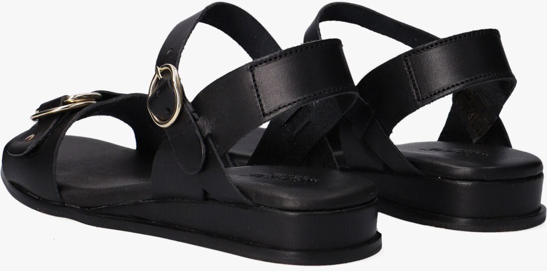 RED-RAG zwarte red-rag sandalen 79344