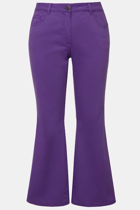 Color-Jeans, weites Bein, 5-Pocket