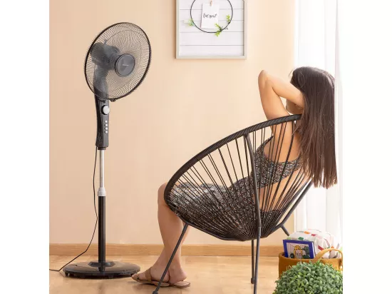 Ventilateur sur Pied InnovaGoods Breezinn Noir 45 W
