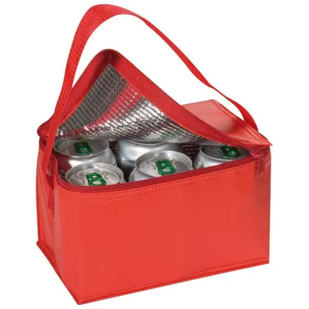 Macma Kühltasche für 6 Dosen à 0,33 Liter, rot