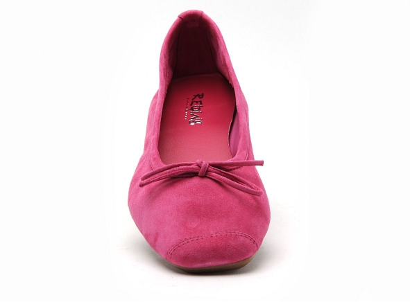 Reqins ballerines femme harmonie cuir velours rose