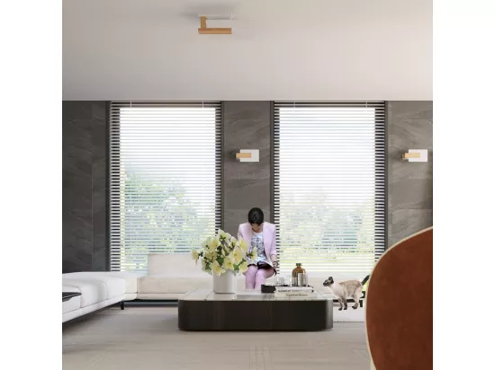 Sollux Lappo Applique Murale Flush Bois Naturel