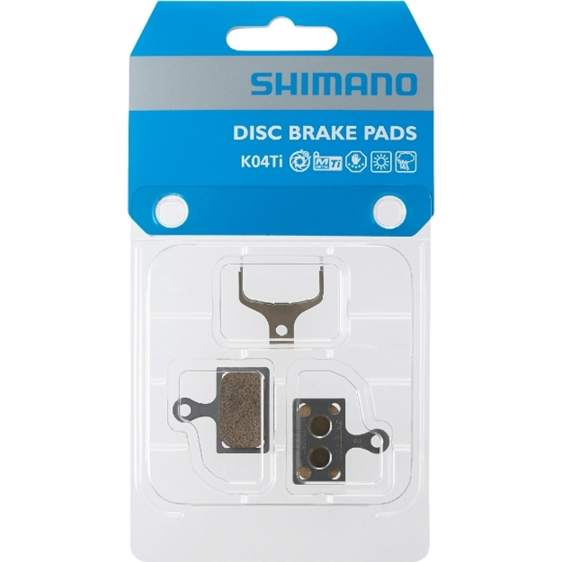 Shimano K04Ti-MX Metal Schijfremblokken