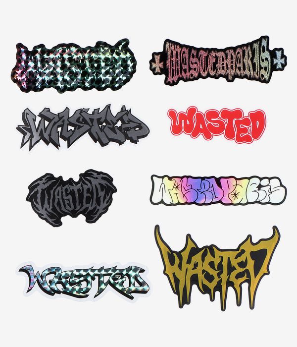 Wasted Paris From Nowhere Sticker