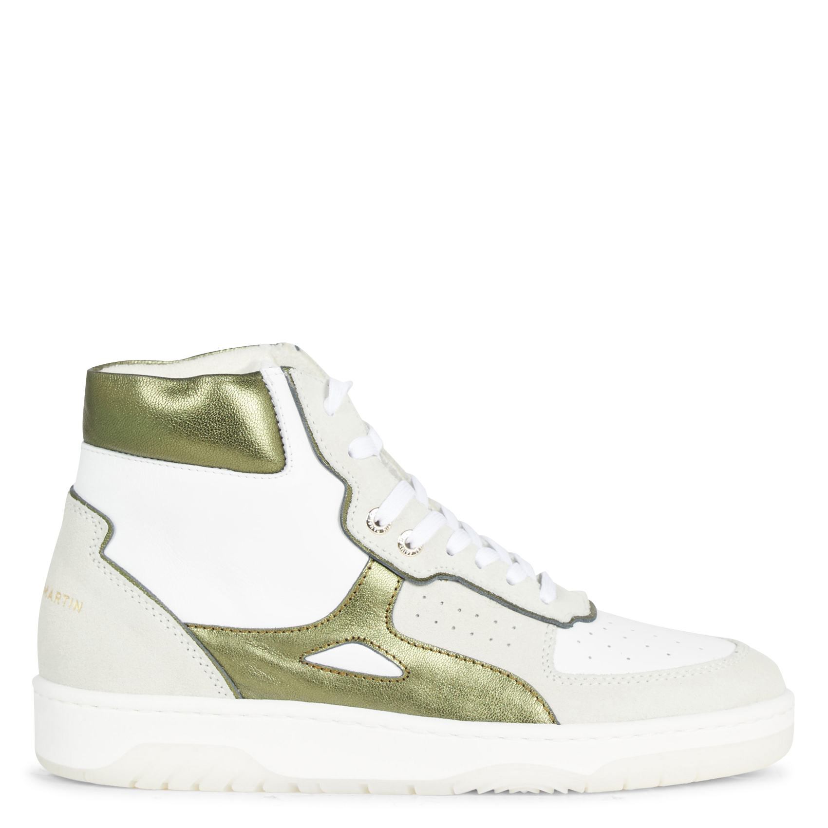 LEOPOLD - Baskets montantes en cuir| Vert