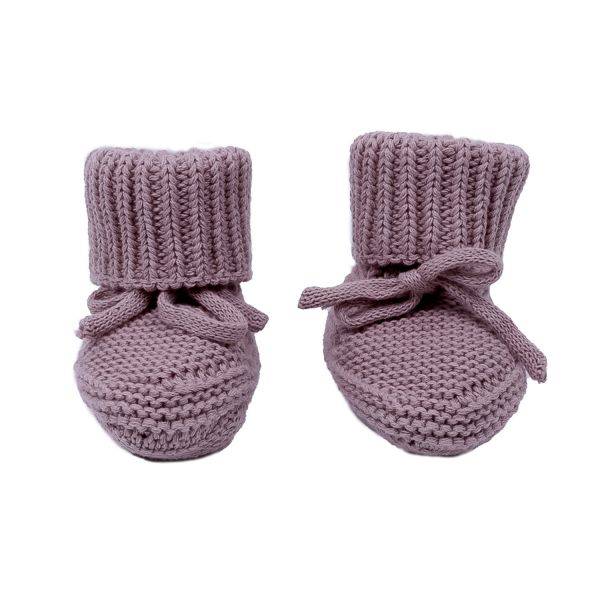 Lodger Knit Slofjes - 0-6 Mnd - Beige