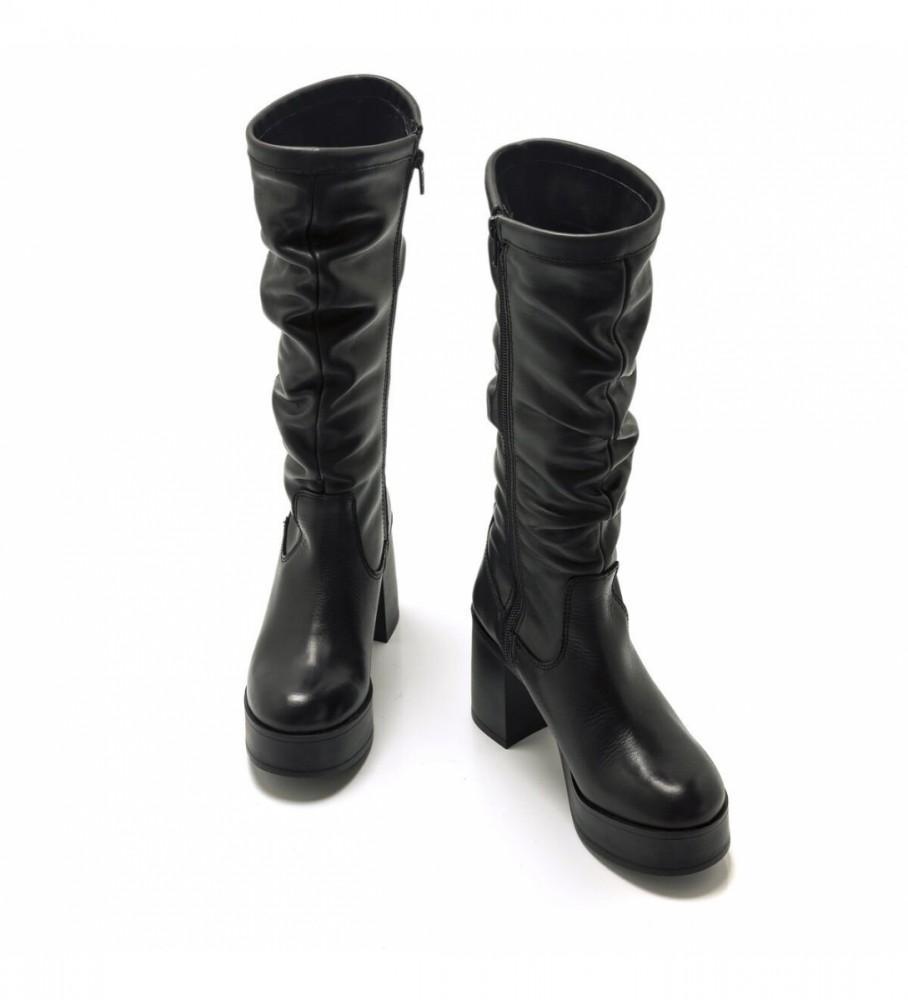 Botas Mustang Sixties pretas - Altura do salto: 8 cm -