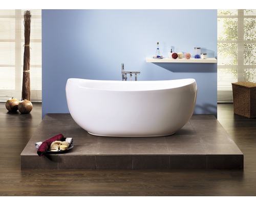 Ovaal bad OTTOFOND Pessoa 83,5 x 180 cm wit glad 863801