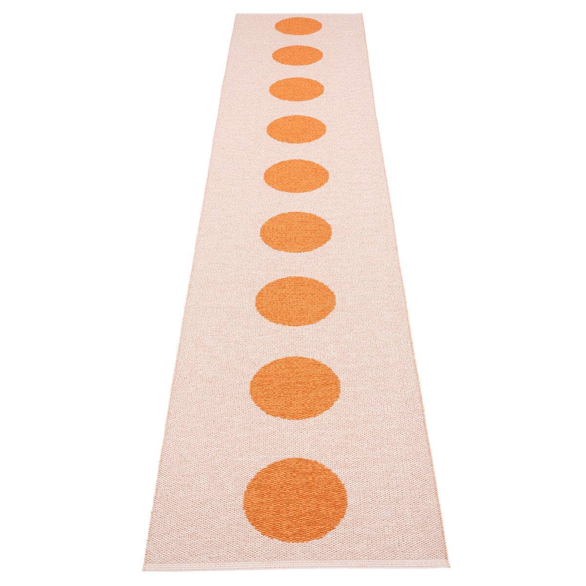 Pappelina Vera Pop teppe 70 × 360 cm, orange/pink